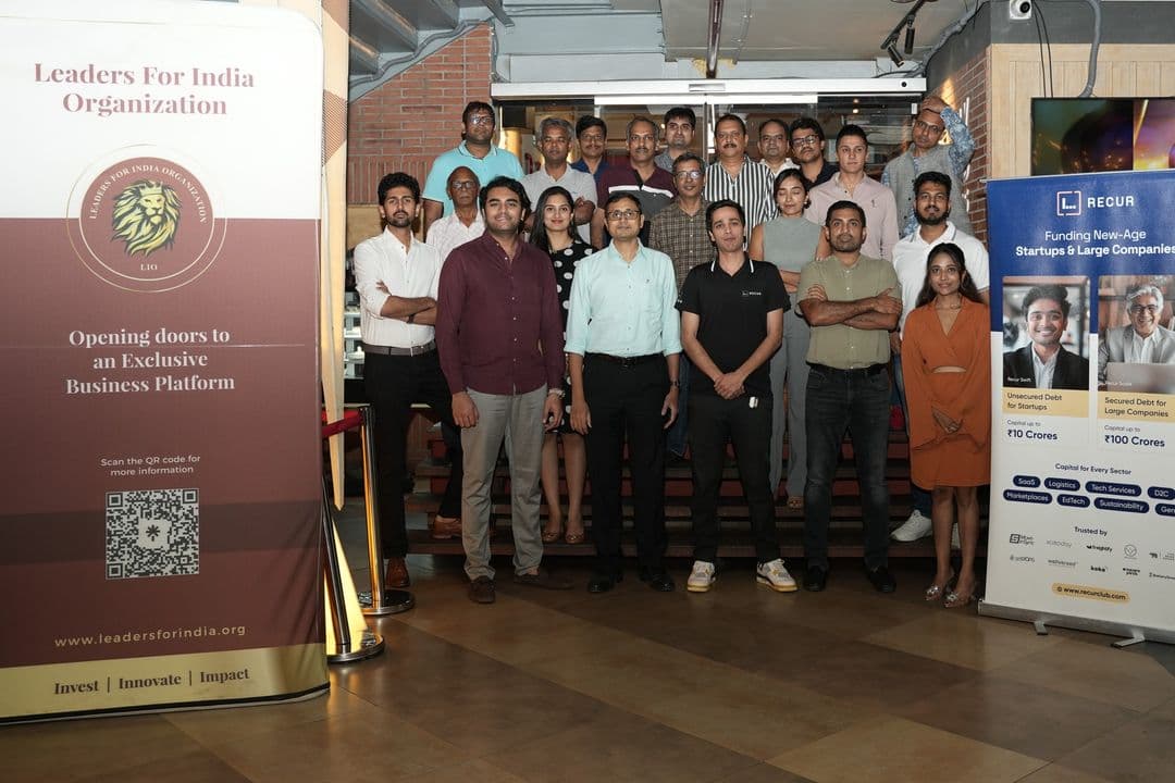 Leaders for India members at a community gathering